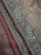 Tissue saree with sabhyasachi border Suruchi Sarees