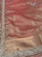 Tissue saree with sabhyasachi border Suruchi Sarees